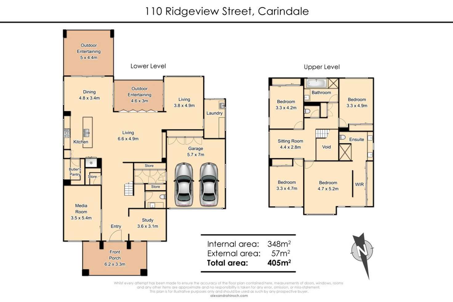 Floorplan of Homely house listing, 110 Ridgeview Street, Carindale QLD 4152