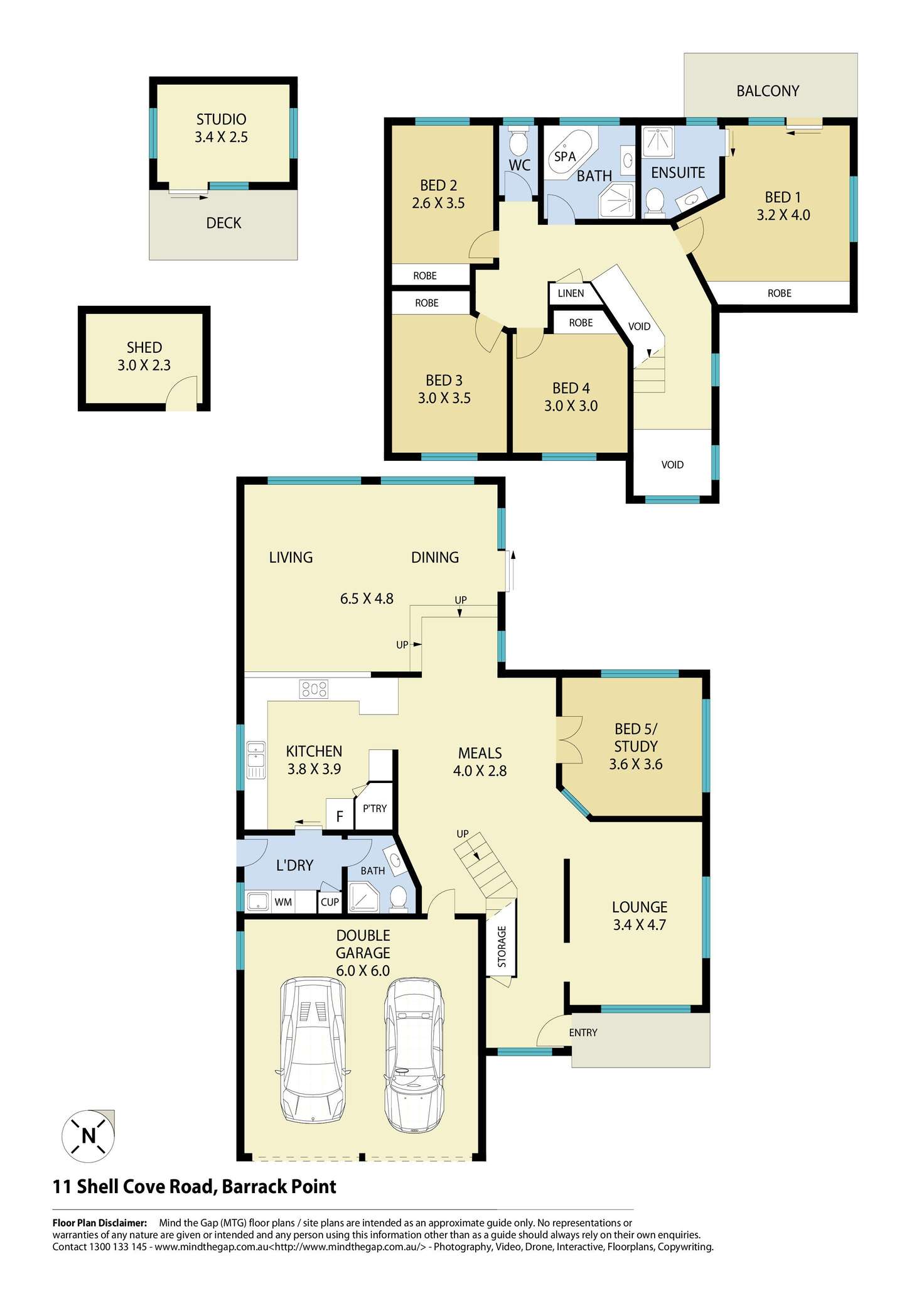 Floorplan of Homely house listing, 11 Shell Cove Road, Barrack Point NSW 2528