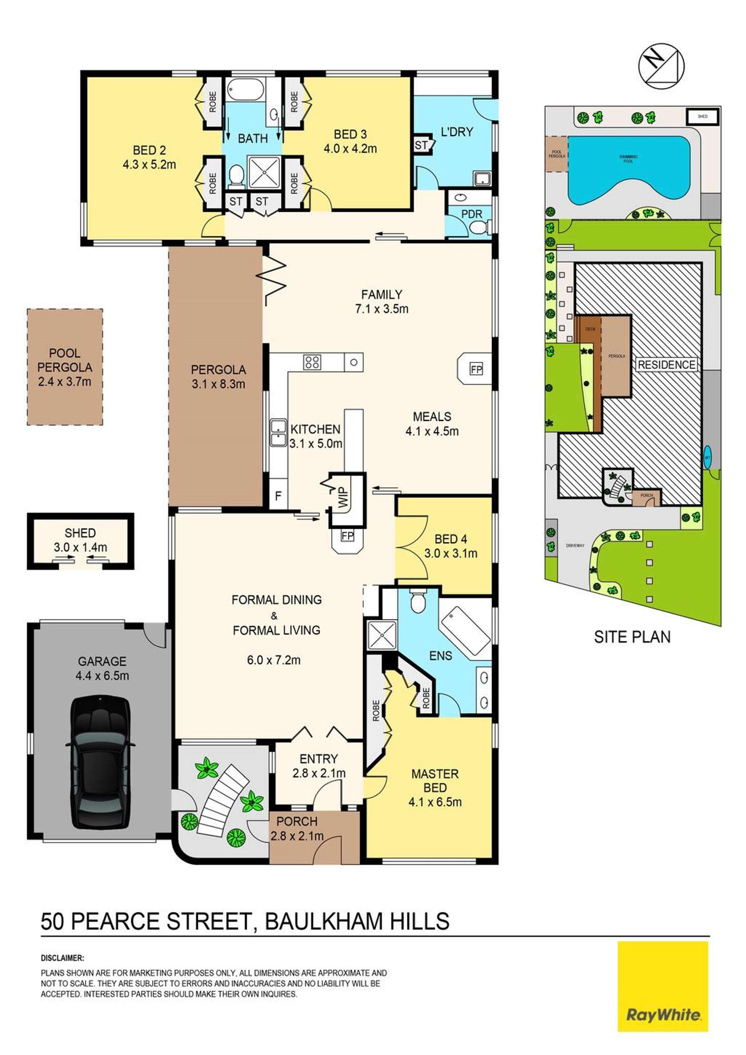 Floorplan of Homely house listing, 50 Pearce Street, Baulkham Hills NSW 2153