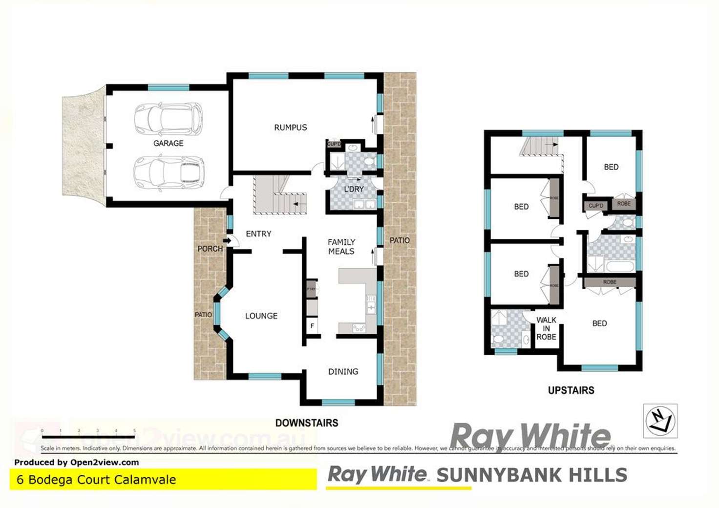 Floorplan of Homely house listing, 6 Bodega Court, Calamvale QLD 4116