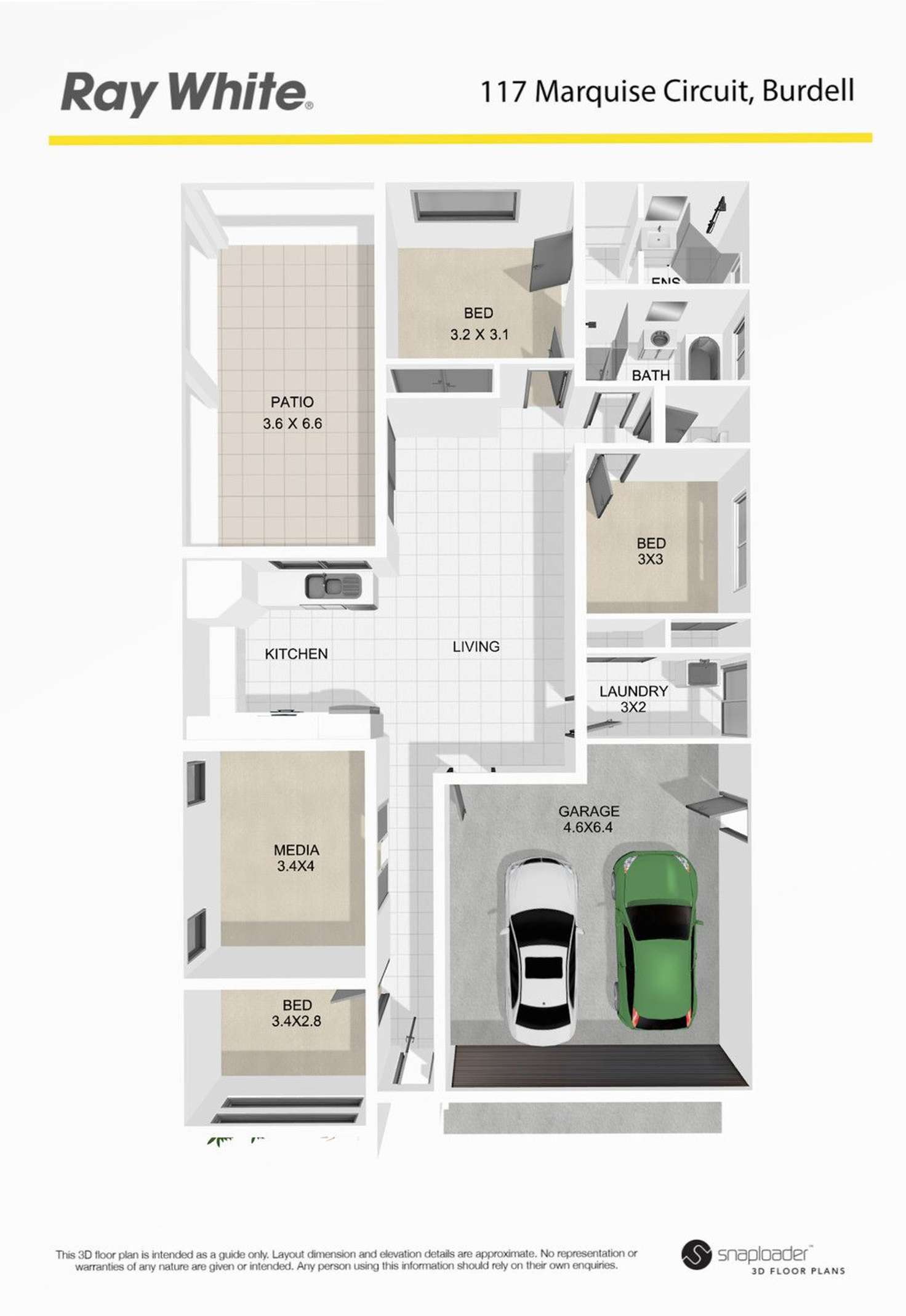 Floorplan of Homely house listing, 117 Marquise Circuit, Burdell QLD 4818