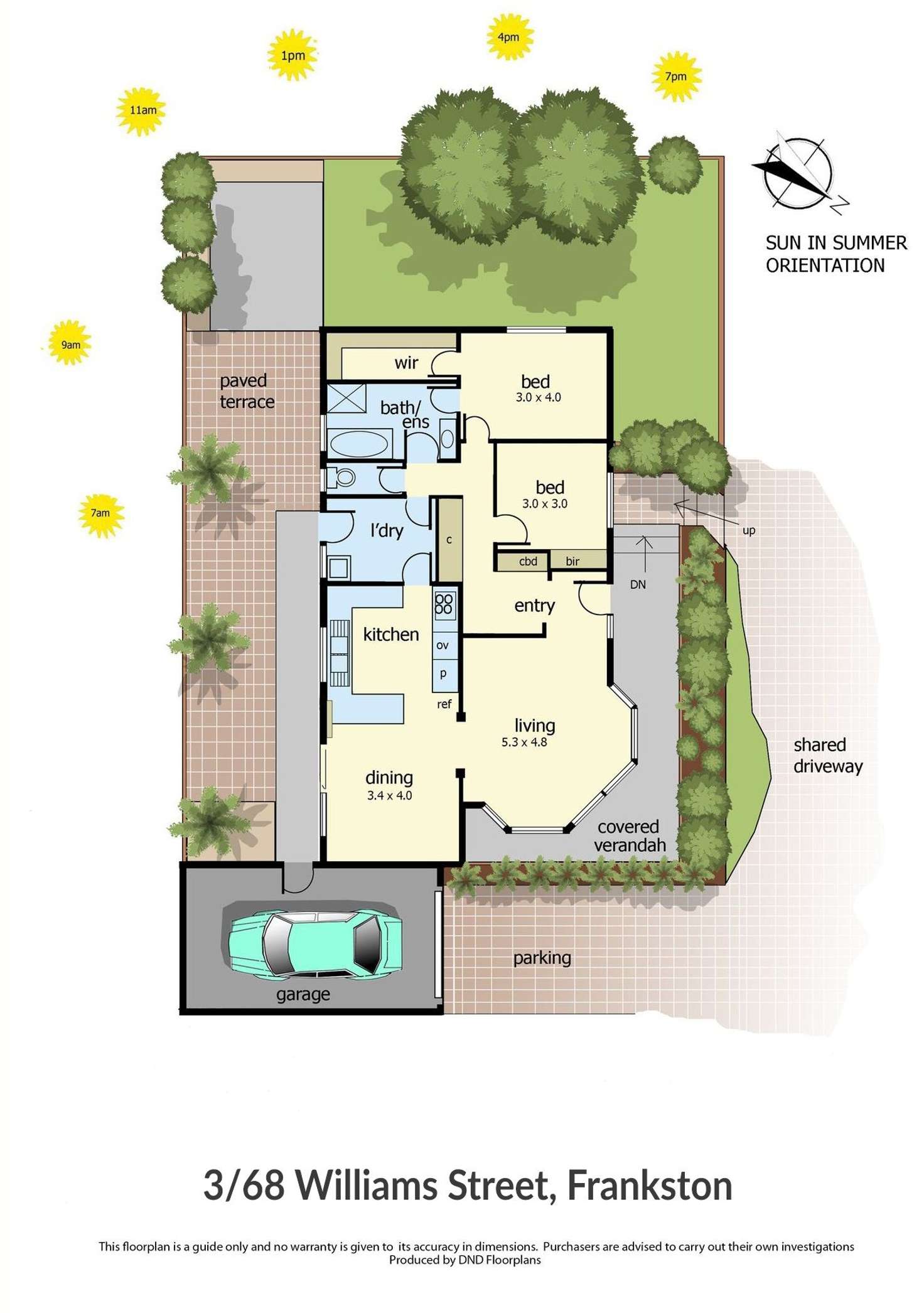 Floorplan of Homely unit listing, 3/68 Williams Street, Frankston VIC 3199