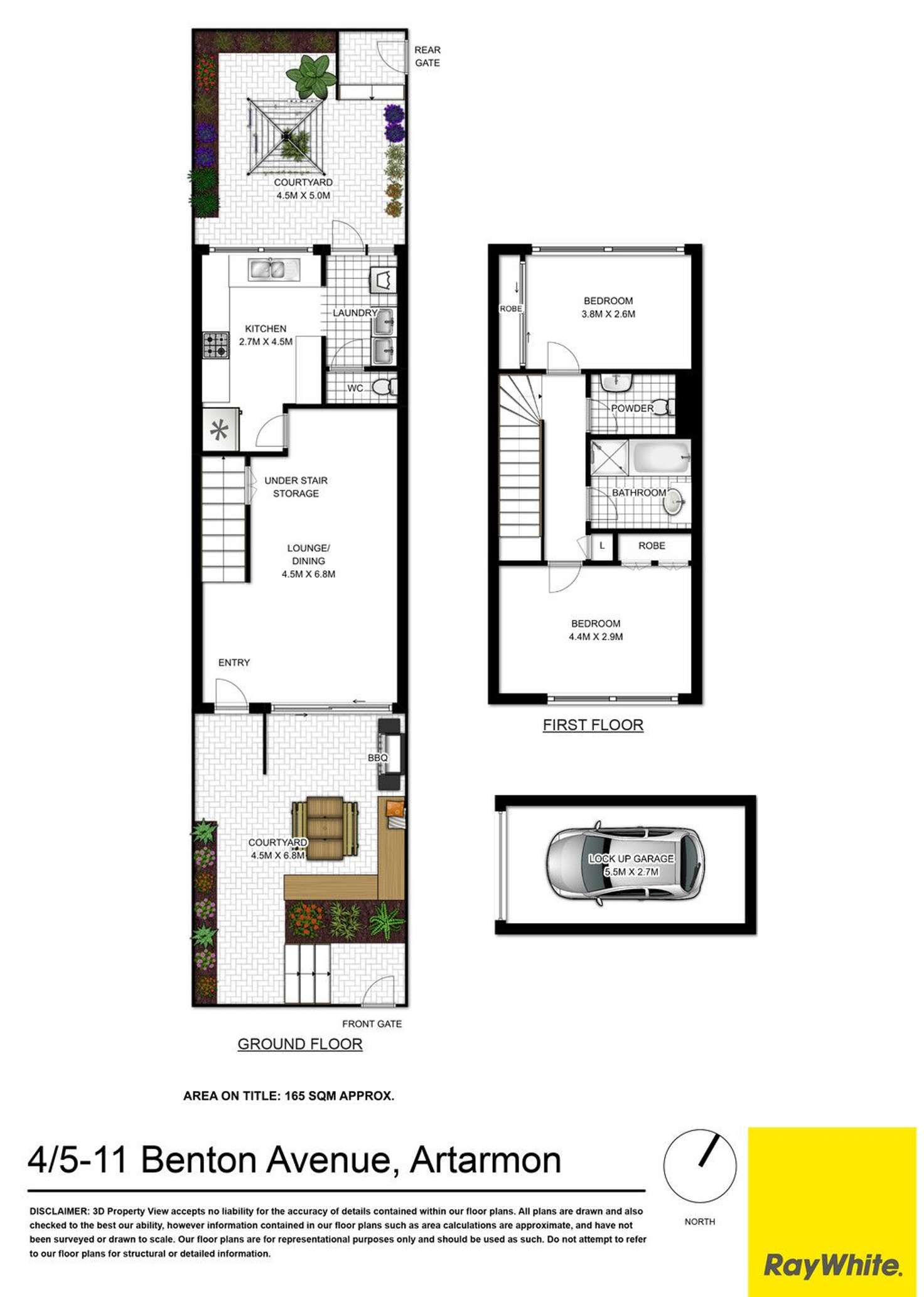 Floorplan of Homely townhouse listing, 4/5-11 Benton Avenue, Artarmon NSW 2064