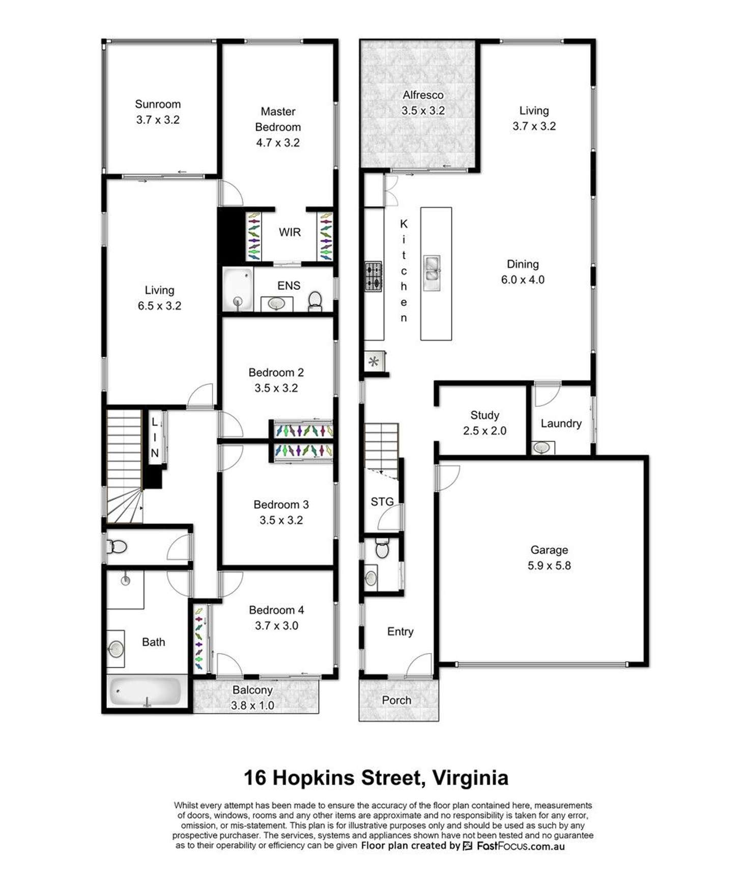 Floorplan of Homely house listing, 16 Hopkins Street, Virginia QLD 4014