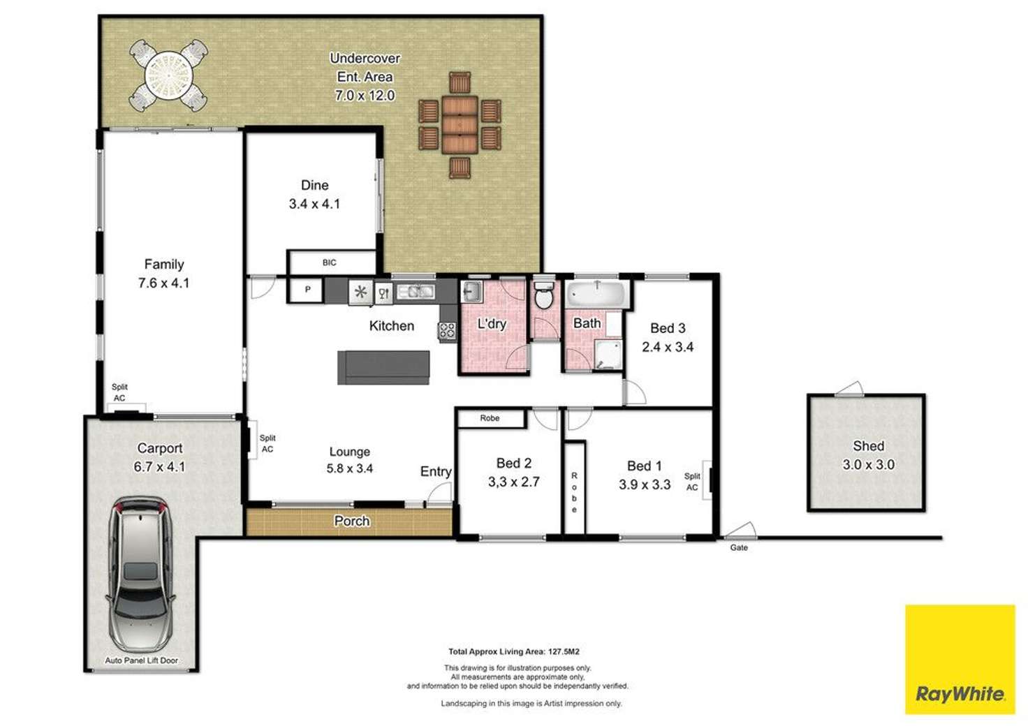 Floorplan of Homely house listing, 1 Crisp Street, Aldinga Beach SA 5173