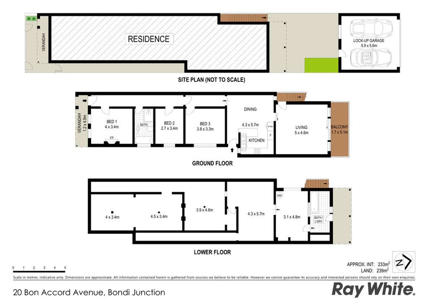 Floorplan of Homely house listing, 20 Bon Accord Avenue, Bondi Junction NSW 2022