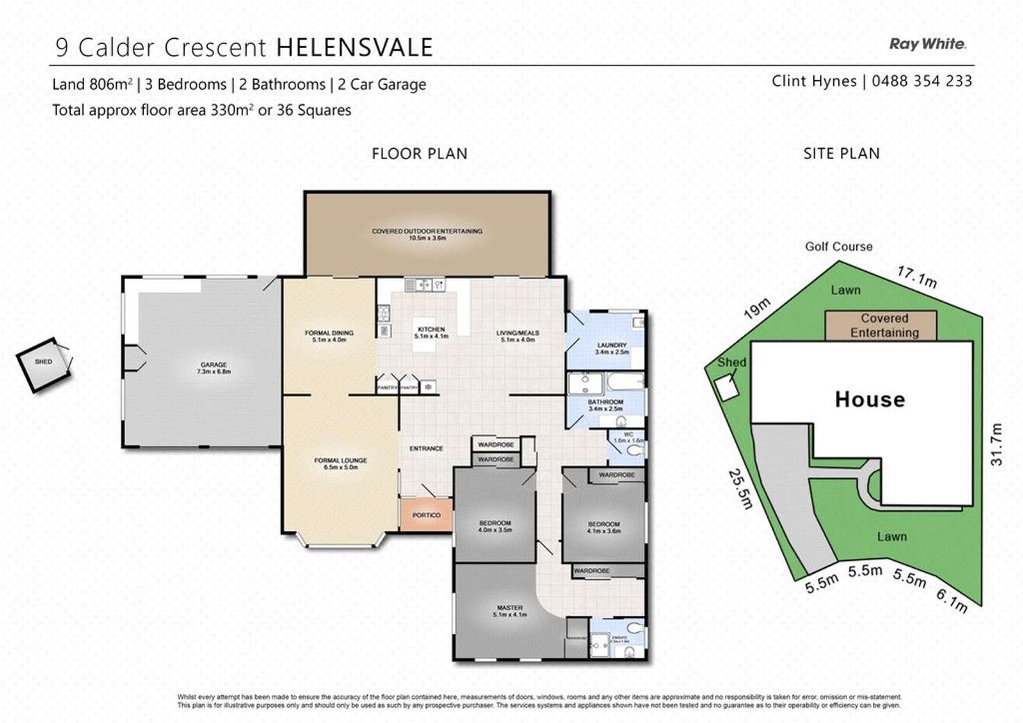 Floorplan of Homely house listing, 9 Calder Crescent, Helensvale QLD 4212