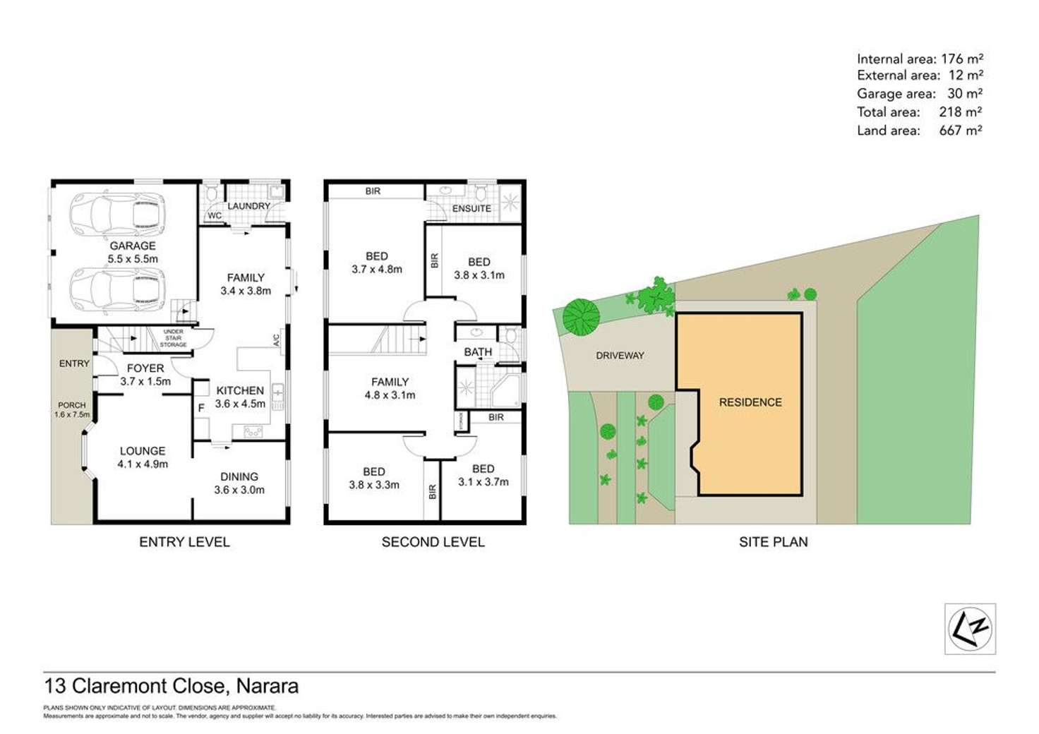 Floorplan of Homely house listing, 13 Claremont Close, Narara NSW 2250