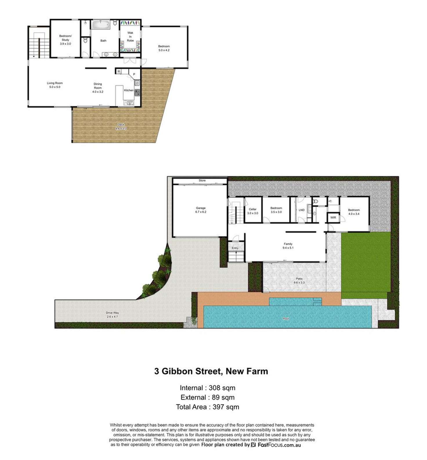 Floorplan of Homely house listing, 3 Gibbon Street, New Farm QLD 4005