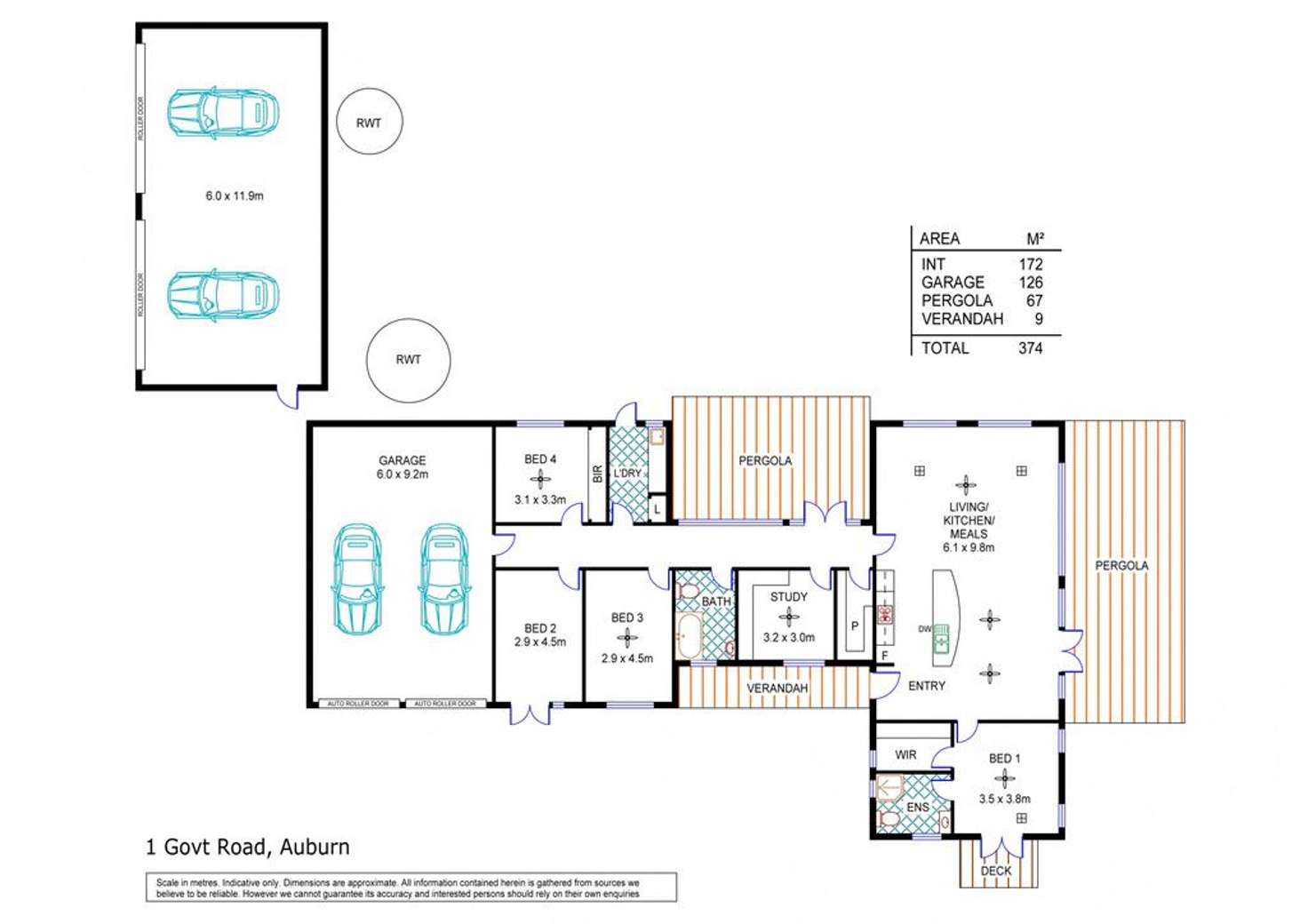 Floorplan of Homely house listing, Lot 1 Kingston Terrace, Auburn SA 5451
