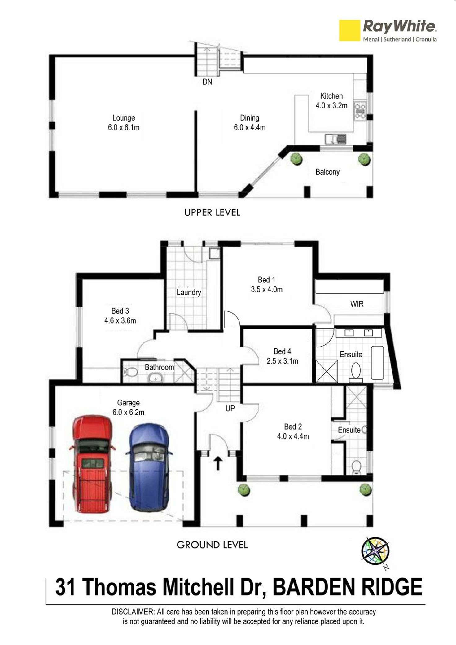 Floorplan of Homely house listing, 31 Thomas Mitchell Drive, Barden Ridge NSW 2234