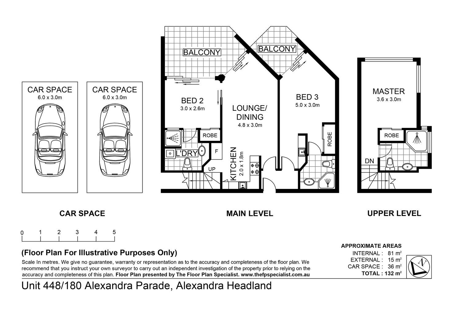 Floorplan of Homely unit listing, 448/180 Alexandra Parade, Alexandra Headland QLD 4572