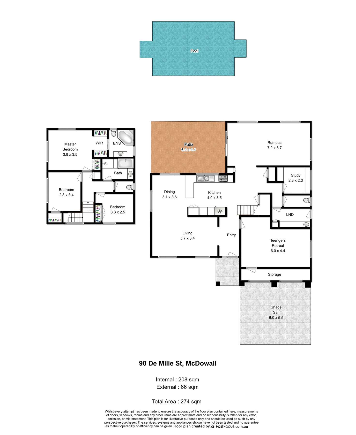 Floorplan of Homely house listing, 90 De Mille Street, Mcdowall QLD 4053