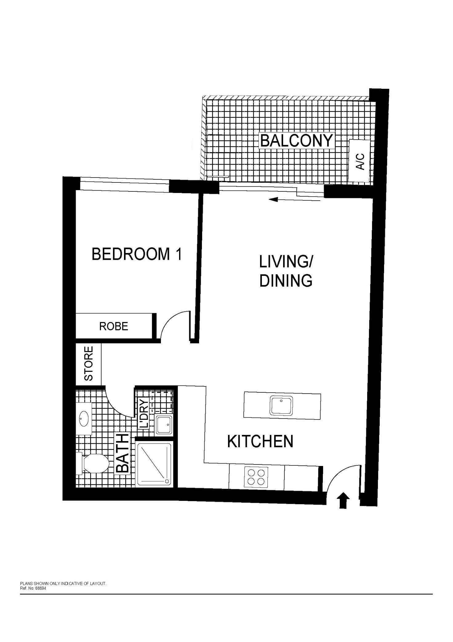 Floorplan of Homely house listing, 62/8 Baudinette Circuit, Bruce ACT 2617