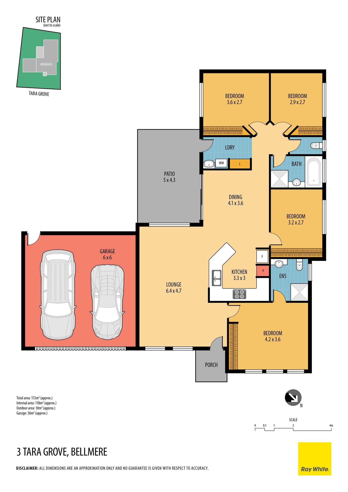 Floorplan of Homely house listing, 3 Tara Grove, Bellmere QLD 4510