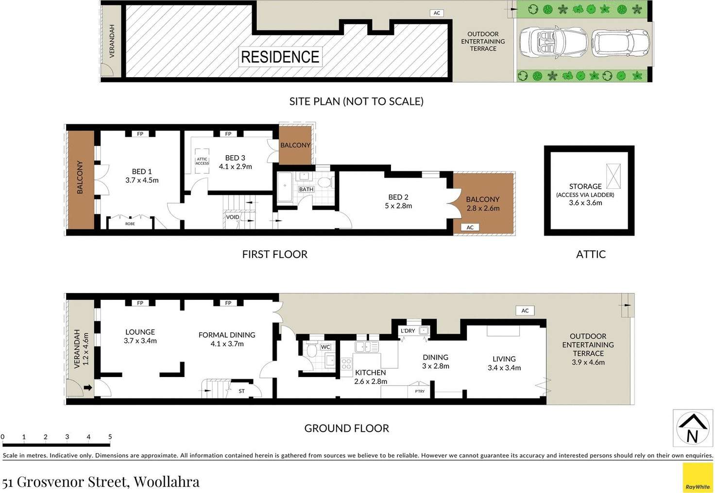 Floorplan of Homely house listing, 51 Grosvenor Street, Woollahra NSW 2025