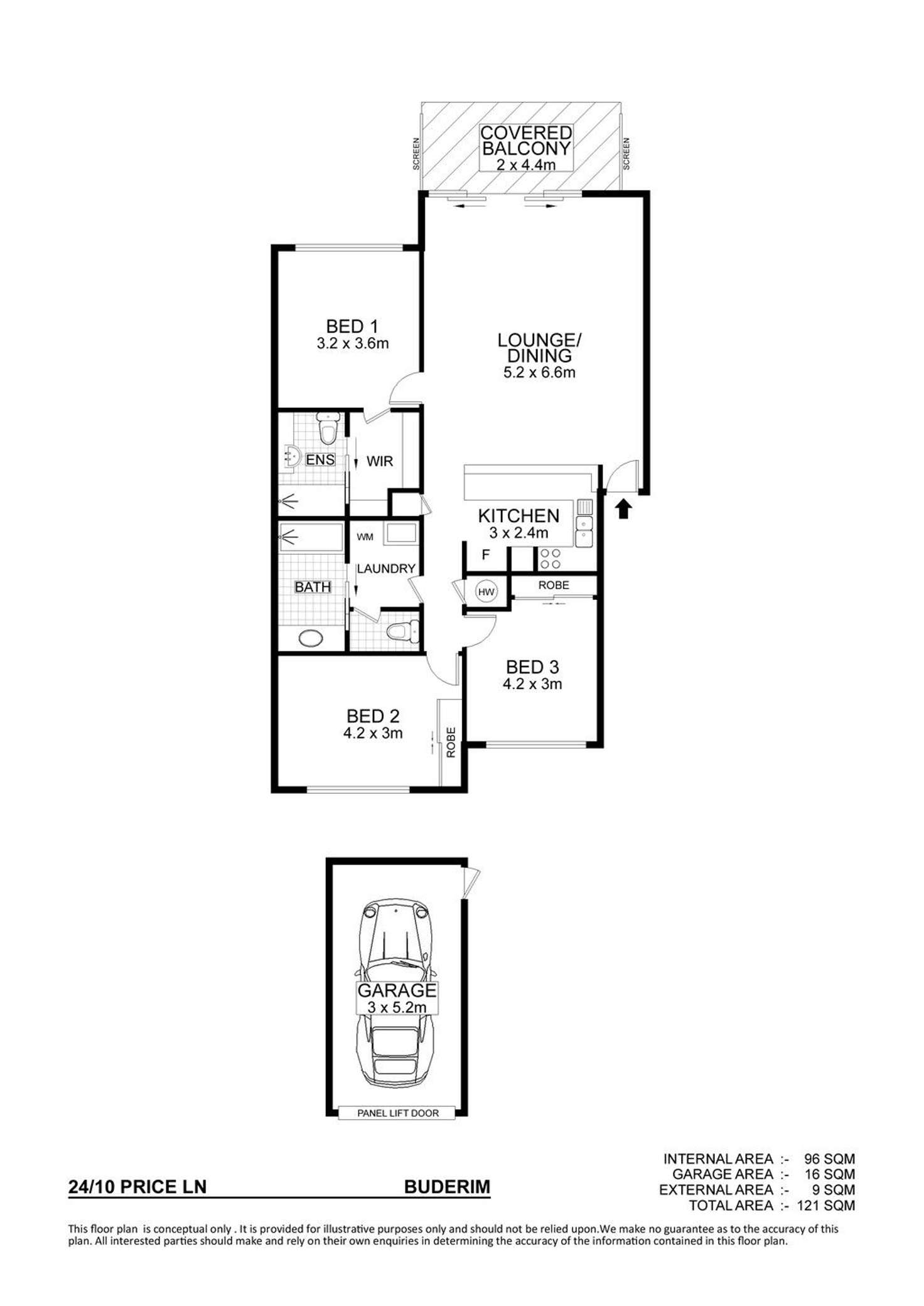 Floorplan of Homely unit listing, 24/10 Price Lane, Buderim QLD 4556