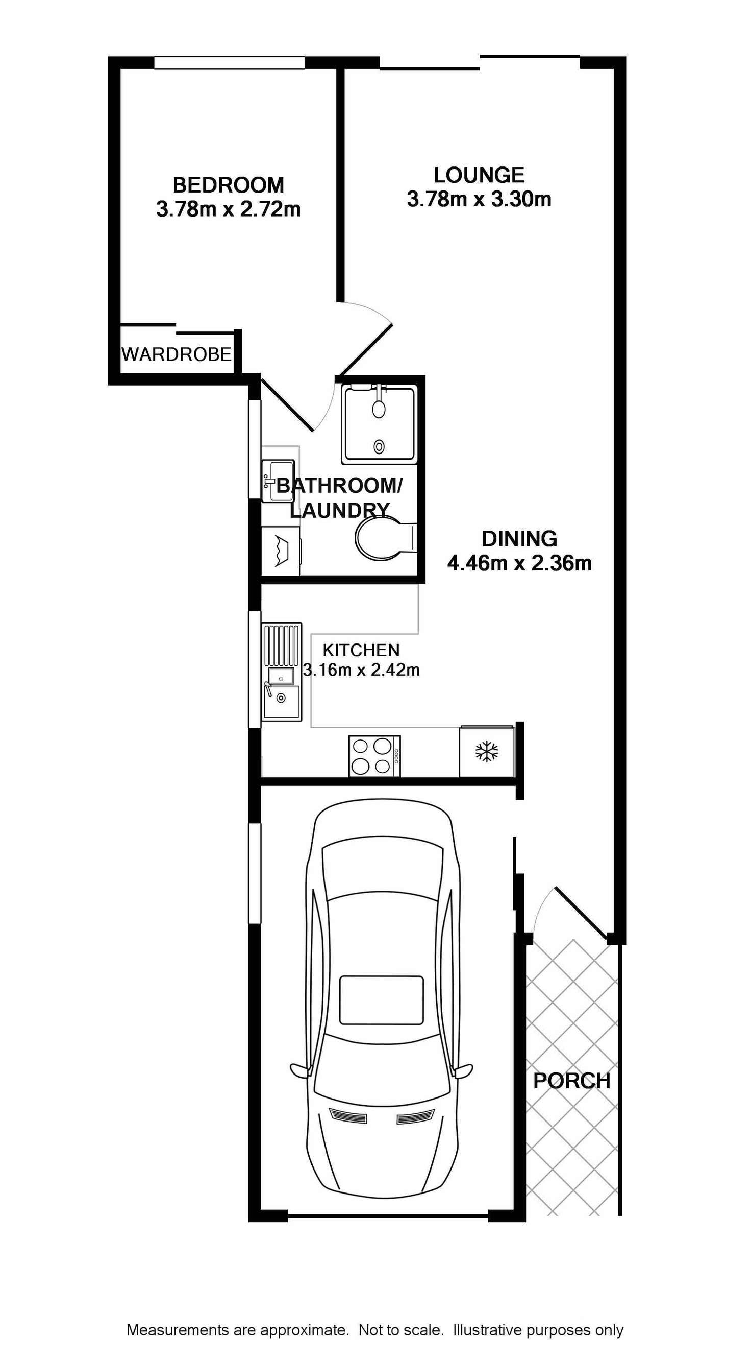 Floorplan of Homely townhouse listing, 1/25 The Crescent, Penrith NSW 2750