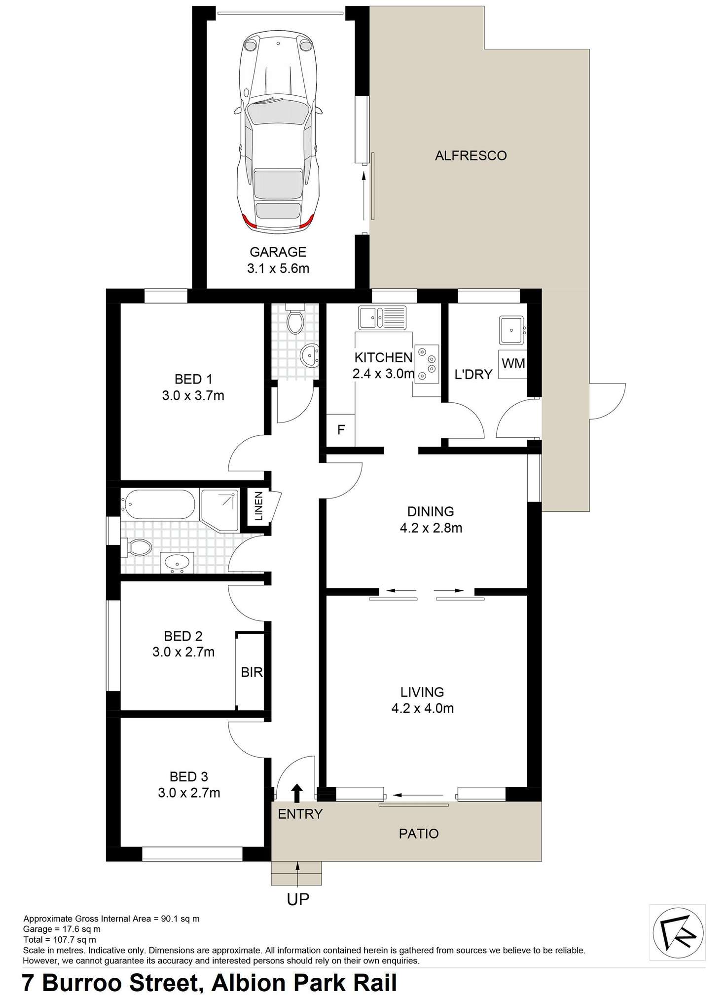 Floorplan of Homely house listing, 7 Burroo Street, Albion Park Rail NSW 2527