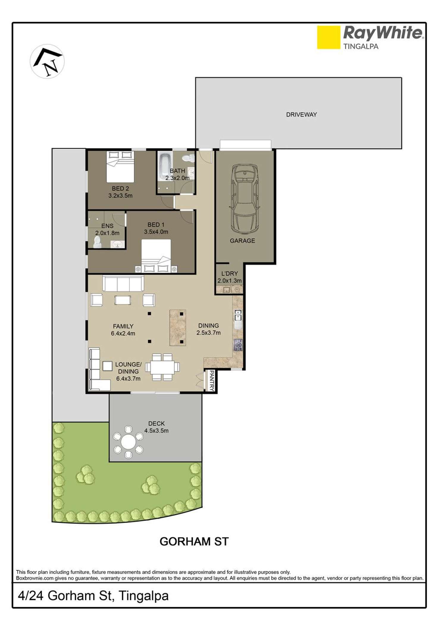 Floorplan of Homely townhouse listing, 4/24 Gorham Street, Tingalpa QLD 4173
