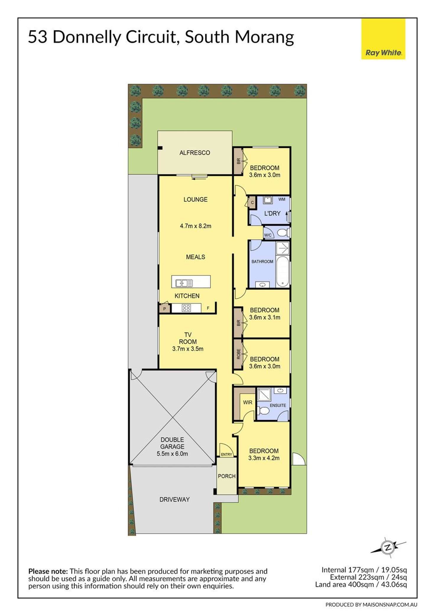 Floorplan of Homely house listing, 53 Donnelly Circuit, South Morang VIC 3752
