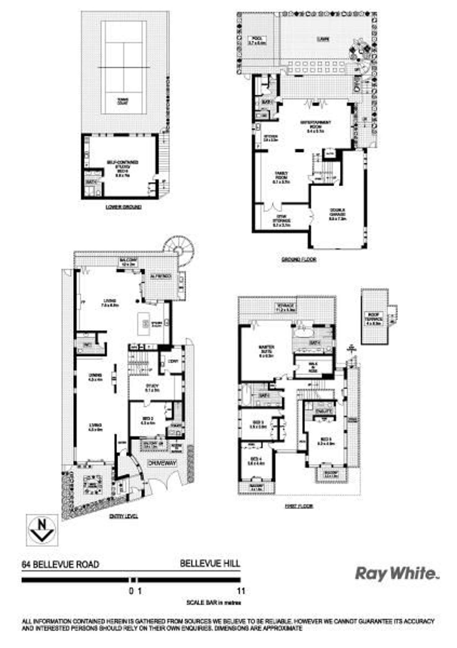 Floorplan of Homely house listing, 64 Bellevue Road, Bellevue Hill NSW 2023