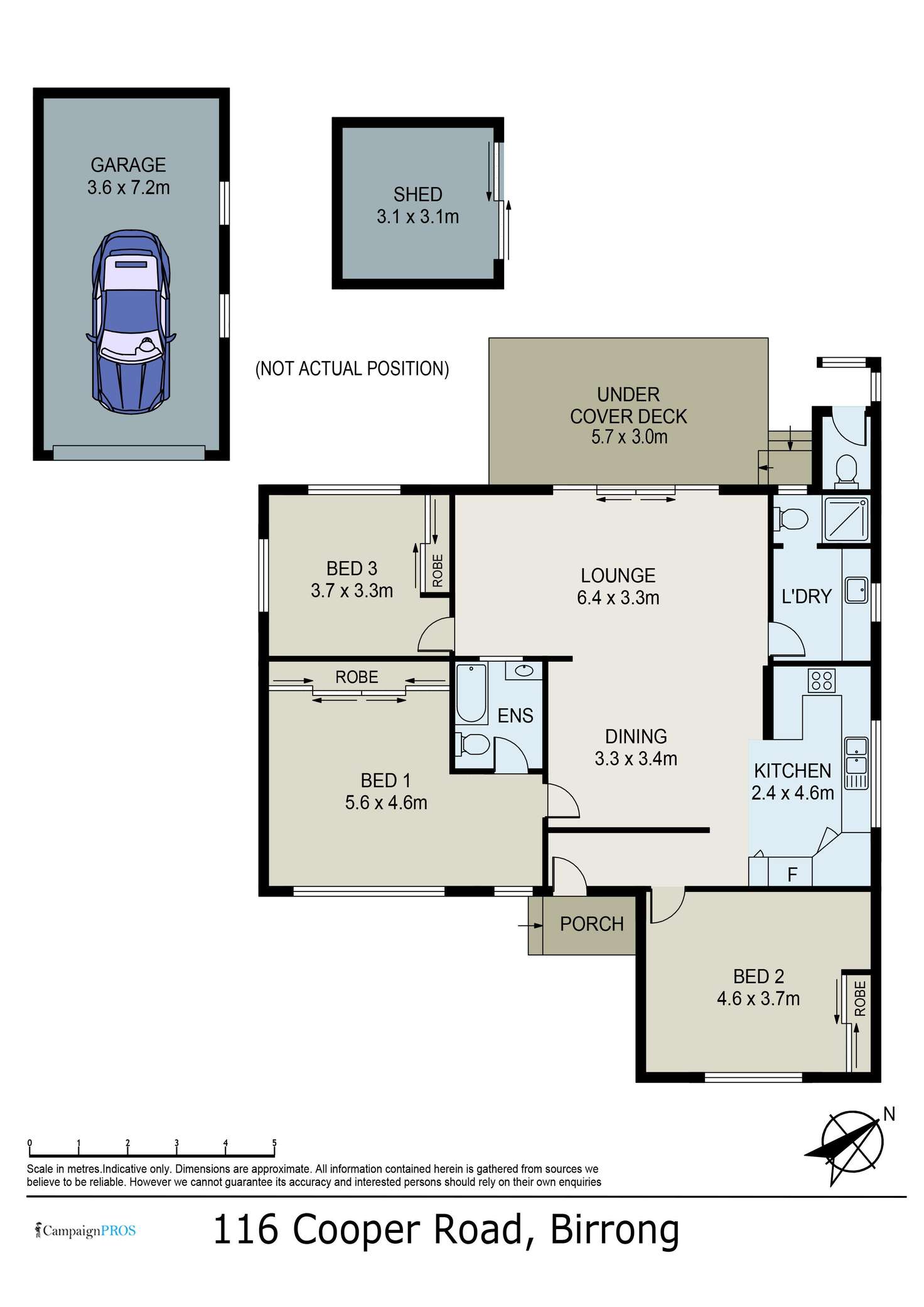 Floorplan of Homely house listing, 116 Cooper Road, Birrong NSW 2143