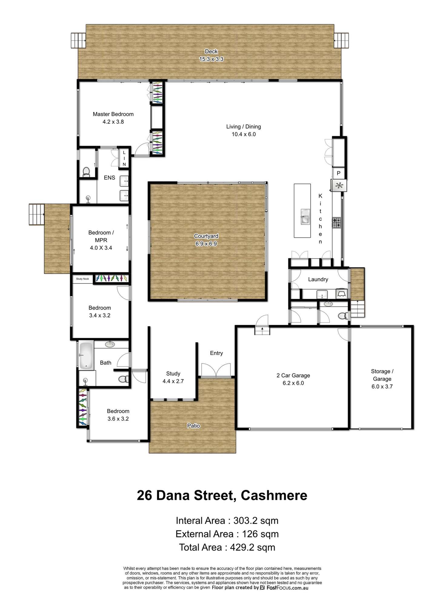 Floorplan of Homely house listing, 26 Dana Street, Cashmere QLD 4500