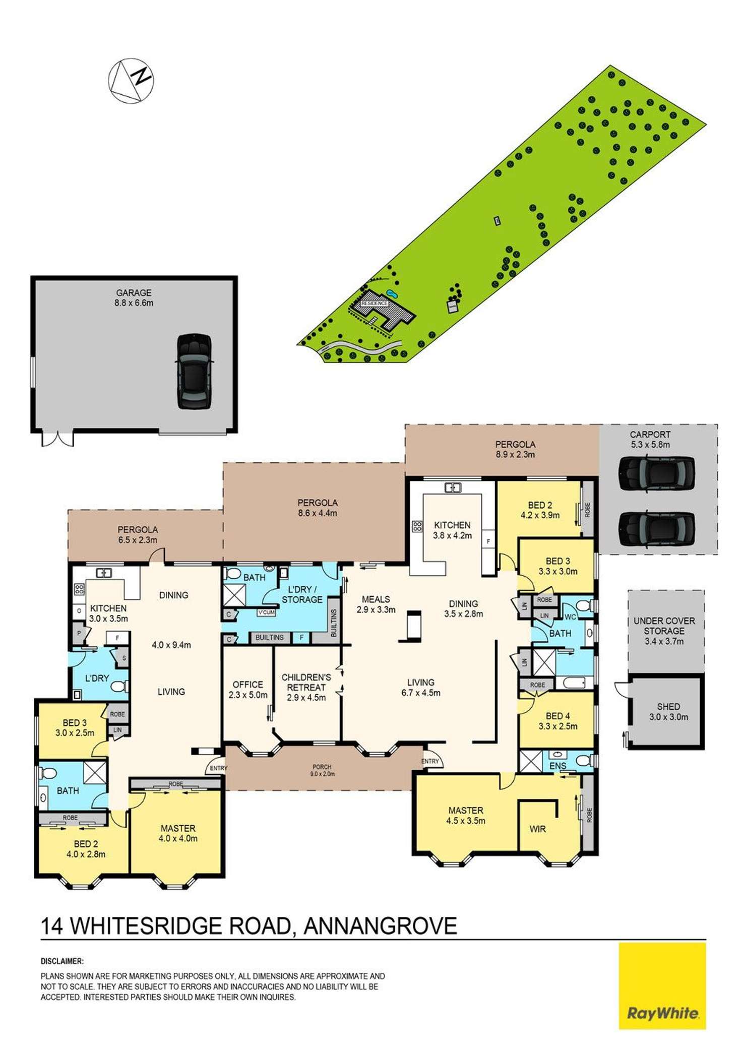Floorplan of Homely house listing, 14 Whites Ridge Road, Annangrove NSW 2156