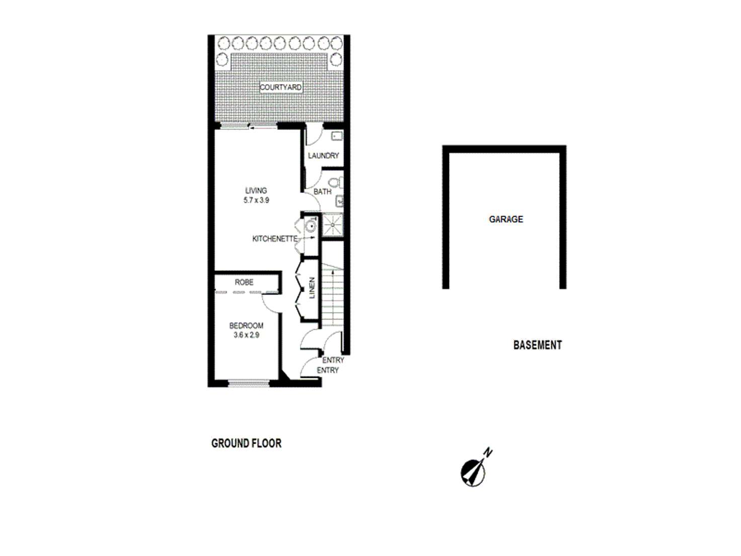 Floorplan of Homely apartment listing, 6A/6-8 Flagstaff Street, Gladesville NSW 2111