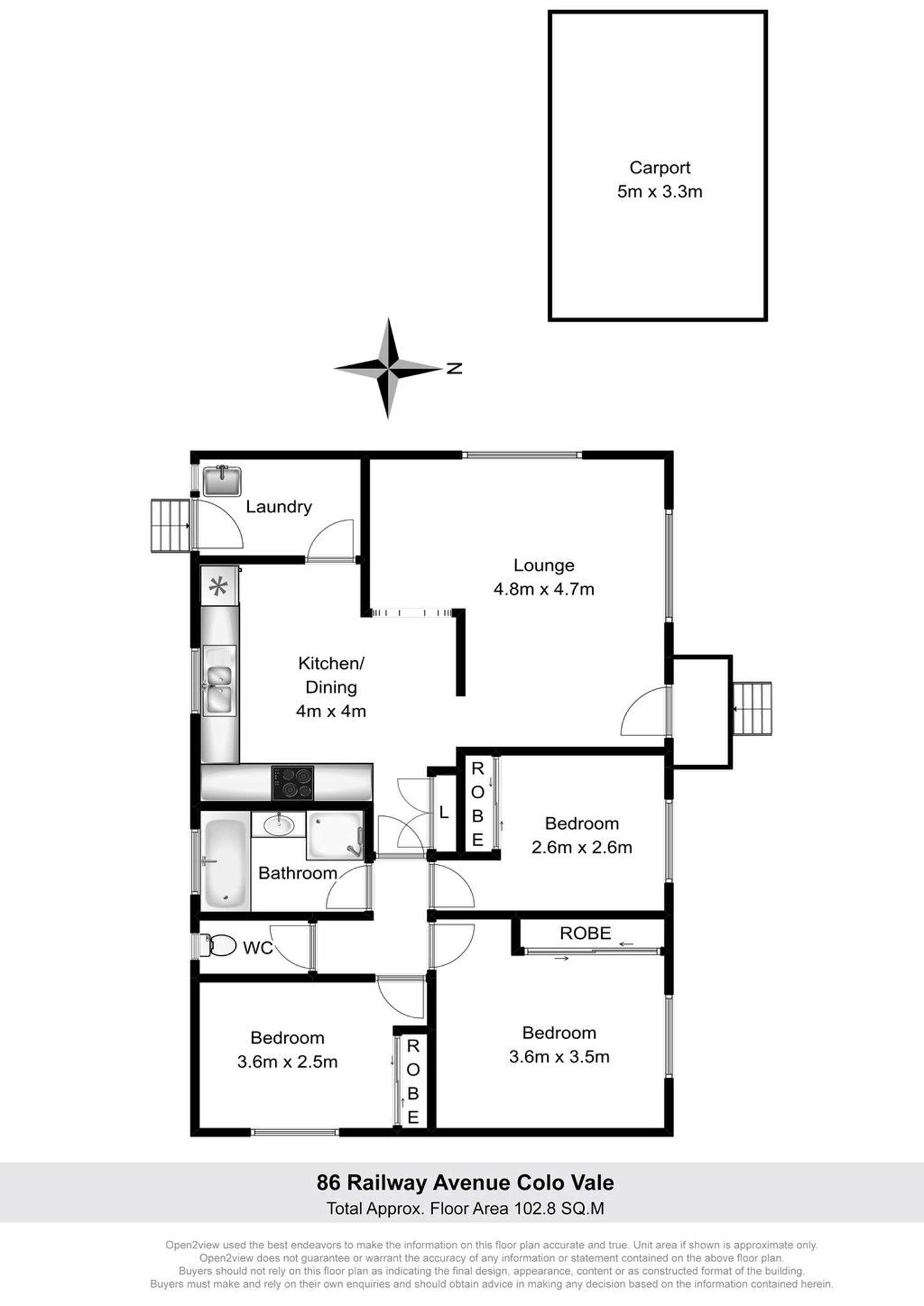 Floorplan of Homely house listing, 86 Railway Avenue, Colo Vale NSW 2575