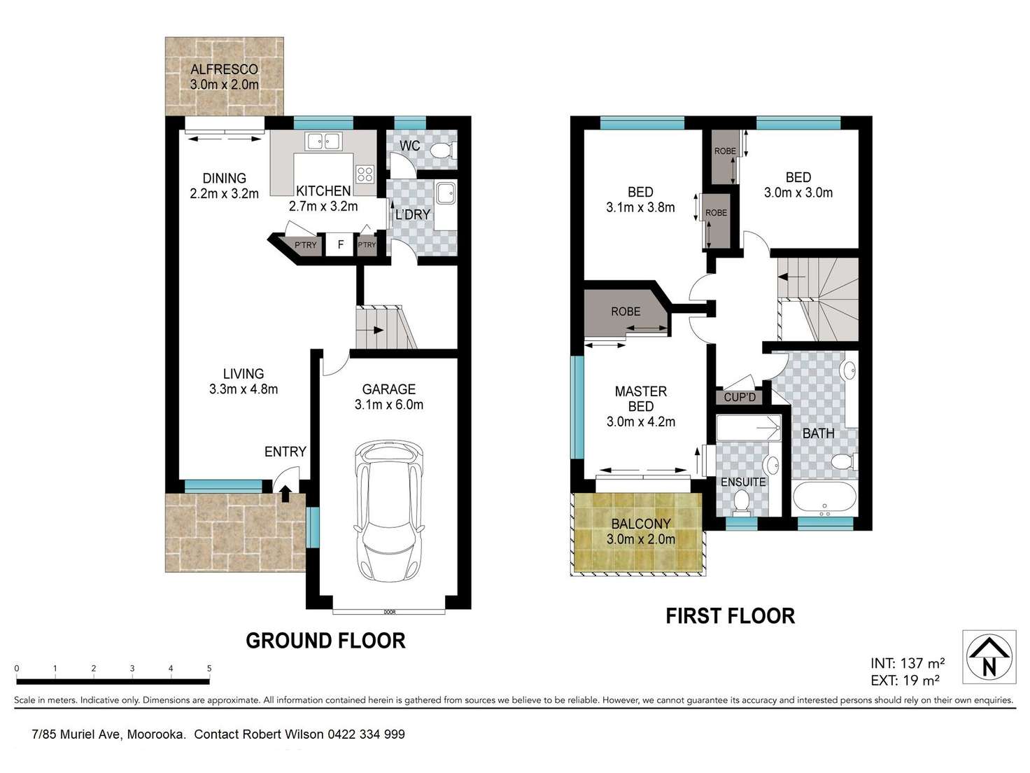 Floorplan of Homely townhouse listing, 7/85 Muriel Avenue, Moorooka QLD 4105