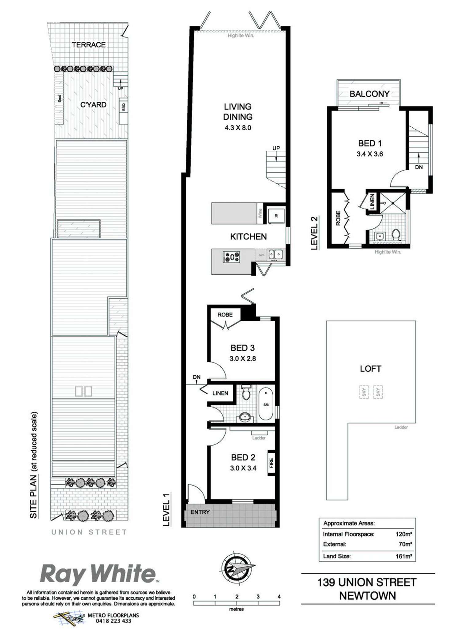 Floorplan of Homely house listing, 139 Union Street, Newtown NSW 2042