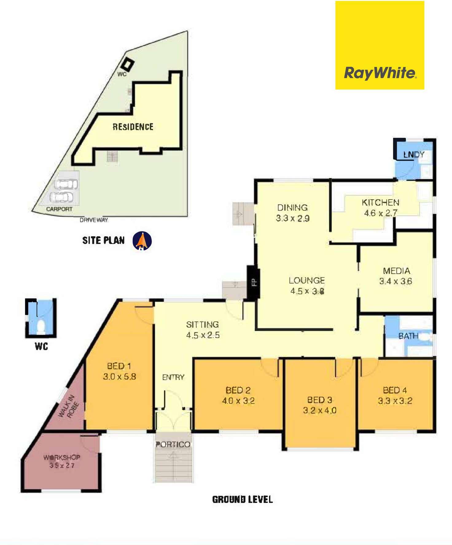 Floorplan of Homely house listing, 4 Chisholm Street, North Ryde NSW 2113