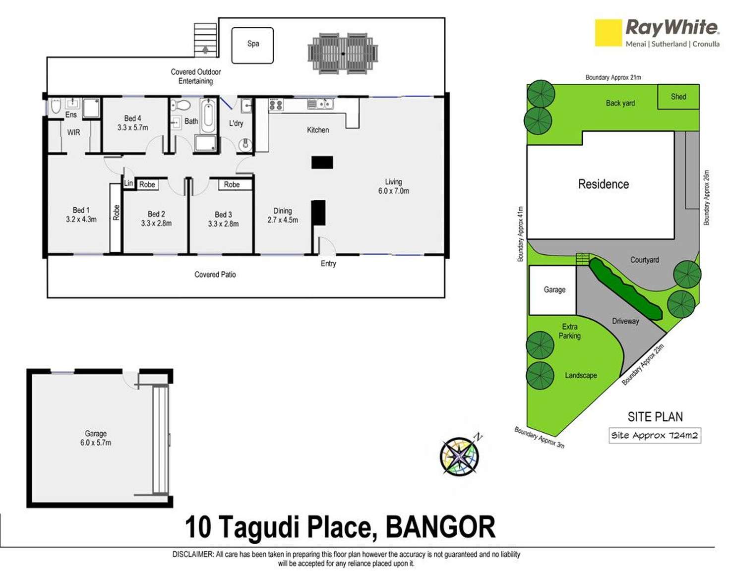 Floorplan of Homely house listing, 10 Tagudi Place, Bangor NSW 2234