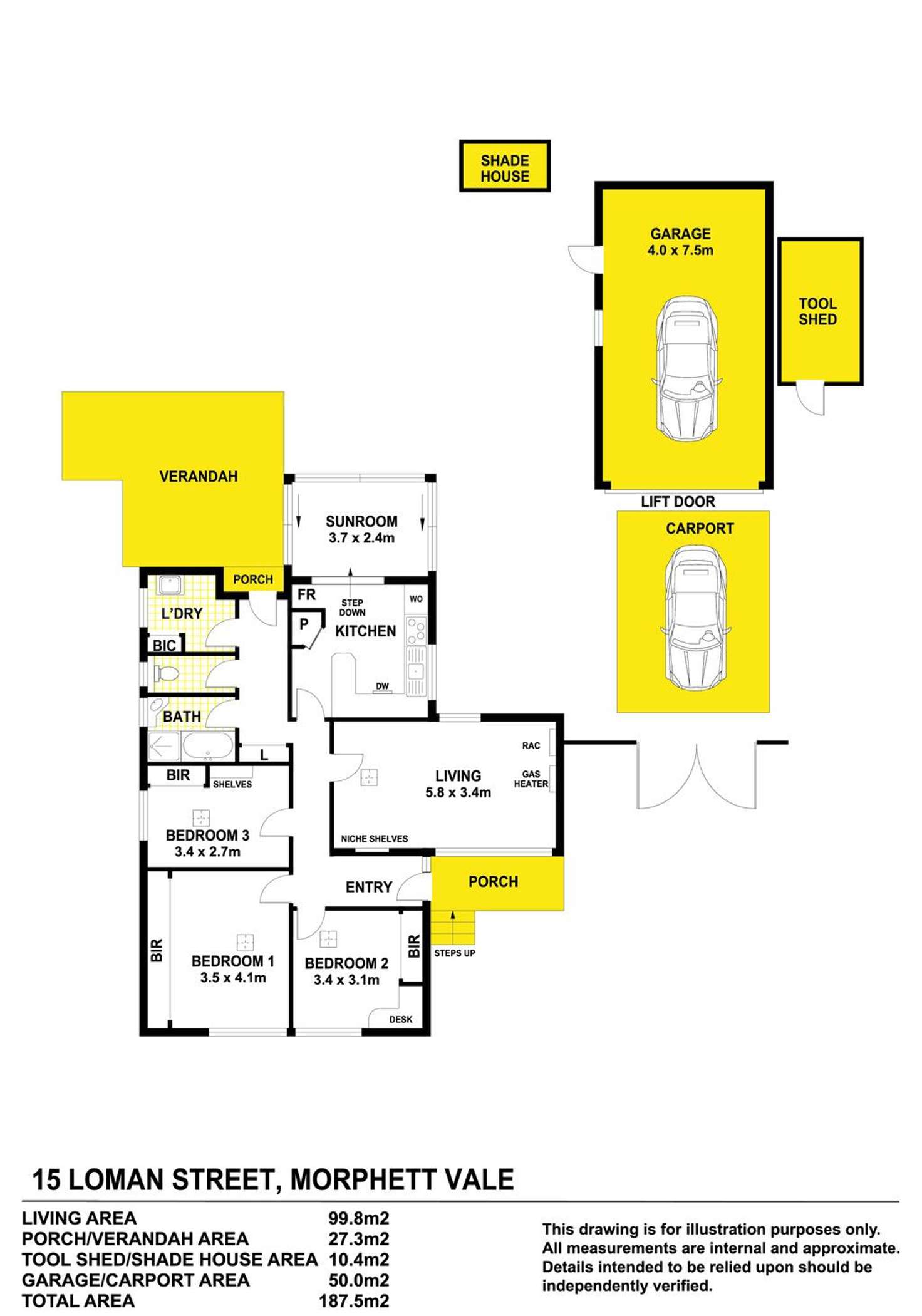 Floorplan of Homely house listing, 15 Loman Street, Morphett Vale SA 5162