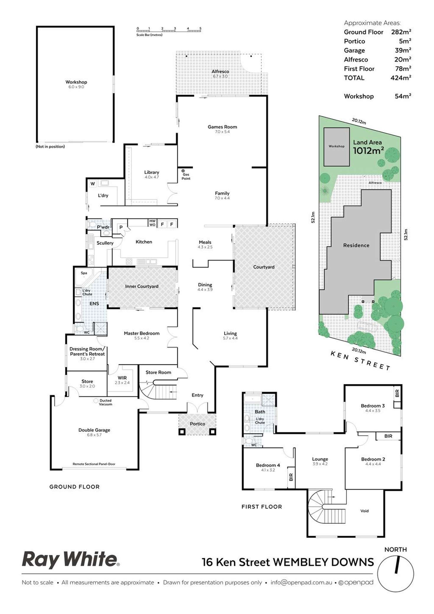 Floorplan of Homely house listing, 16 Ken Street, Wembley Downs WA 6019