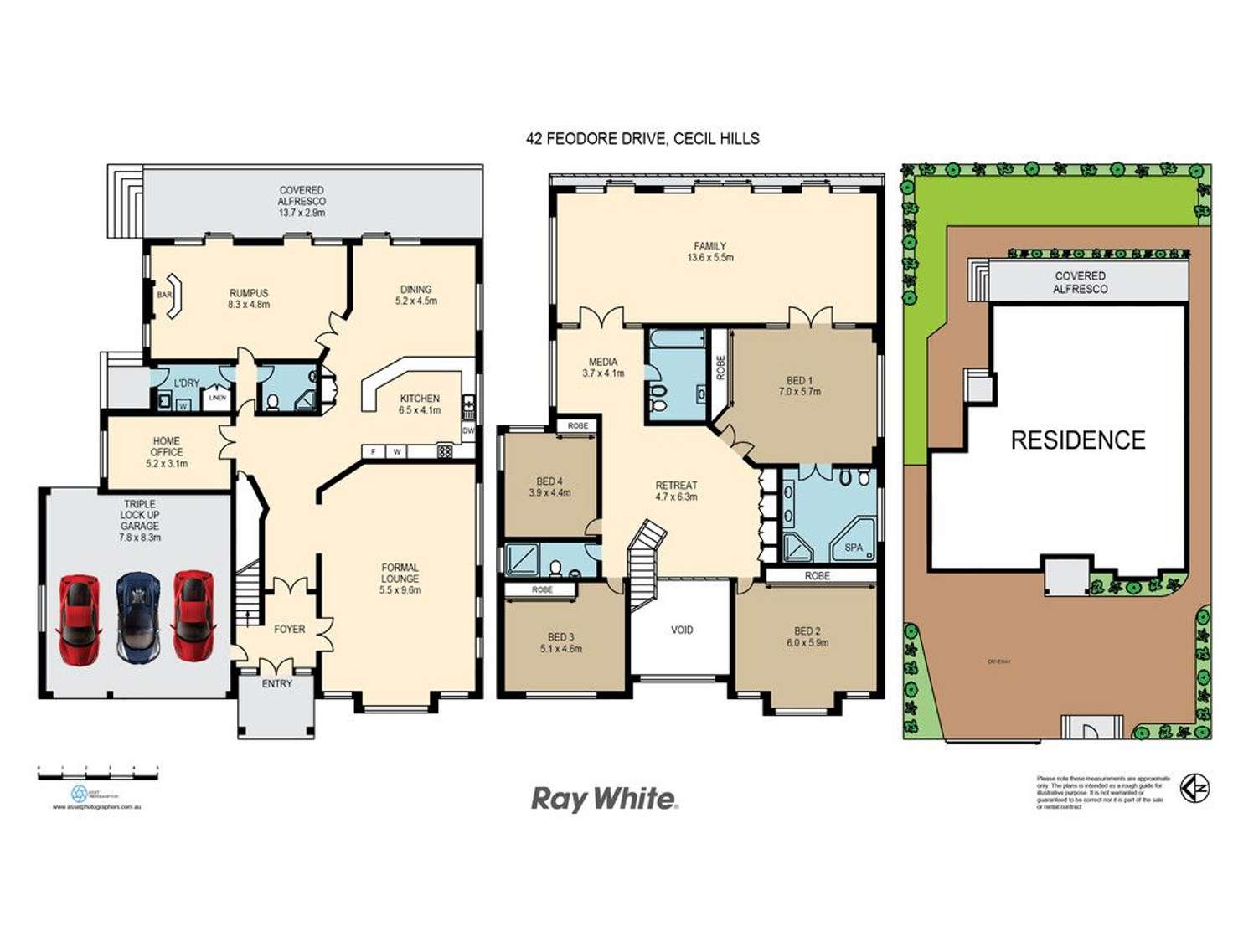 Floorplan of Homely house listing, 42 Feodore Drive, Cecil Hills NSW 2171