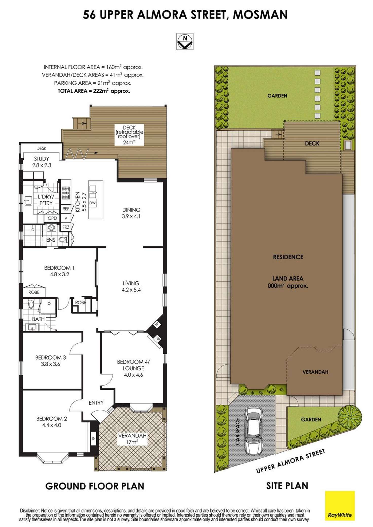 Floorplan of Homely house listing, 56 Upper Almora Street, Mosman NSW 2088