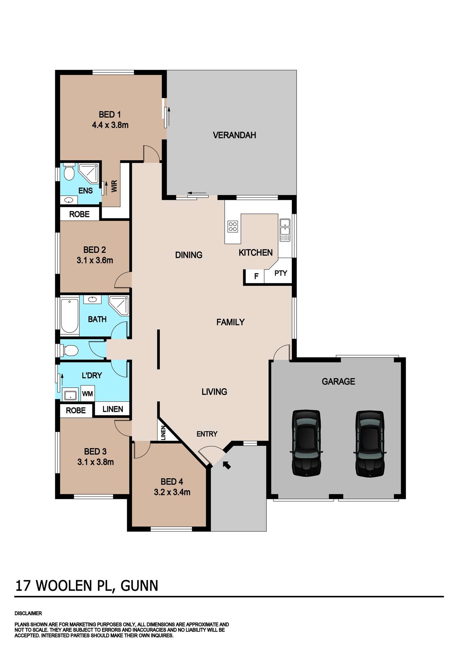 Floorplan of Homely house listing, 17 Woolen Place, Gunn NT 832