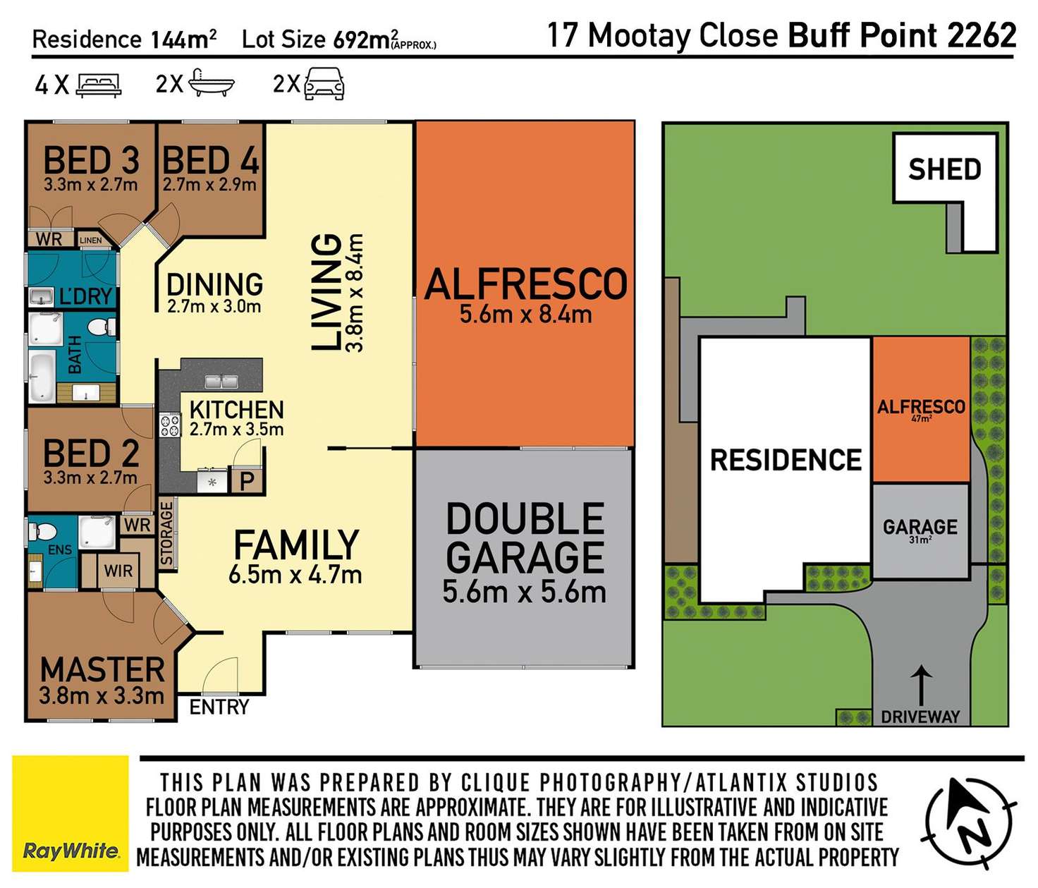 Floorplan of Homely house listing, 17 Mootay Close, Buff Point NSW 2262