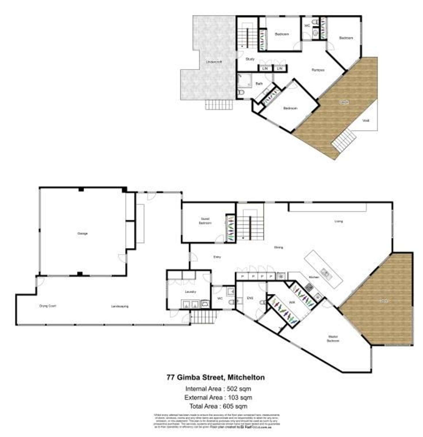 Floorplan of Homely house listing, 77 Gimba Street, Mitchelton QLD 4053