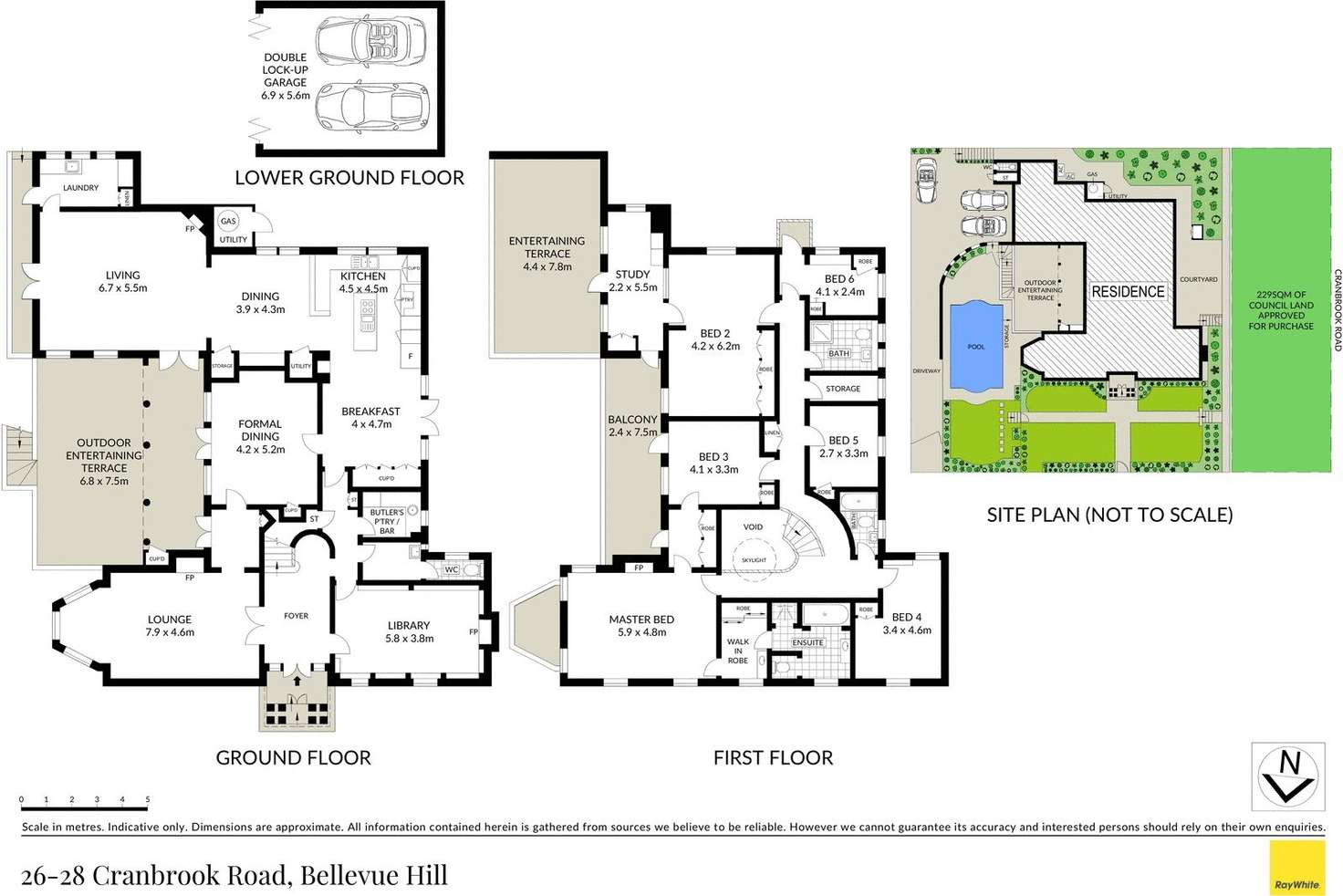 Floorplan of Homely house listing, 26-28 Cranbrook Road, Bellevue Hill NSW 2023
