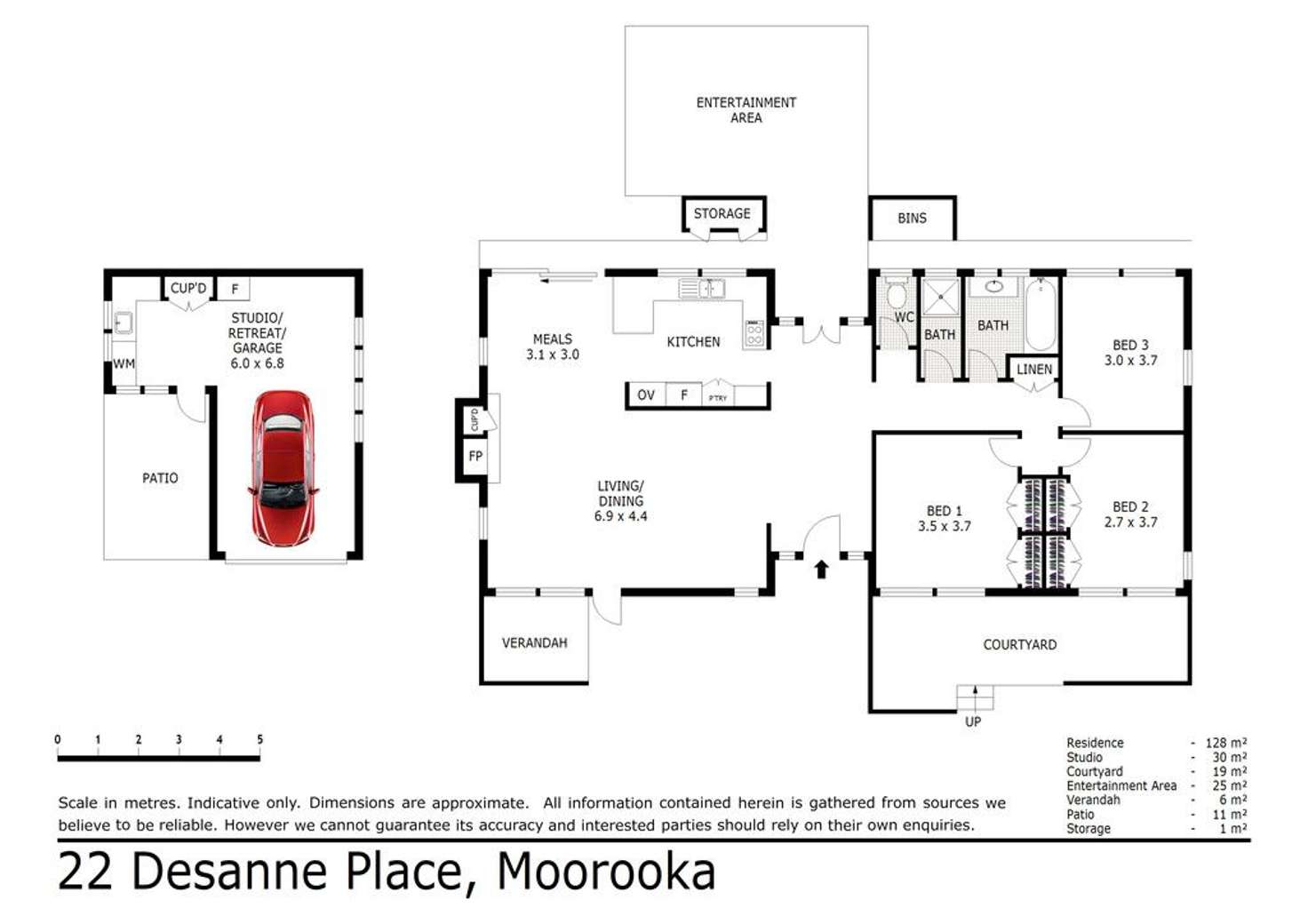 Floorplan of Homely house listing, 22 Desanne Place, Moorooka QLD 4105