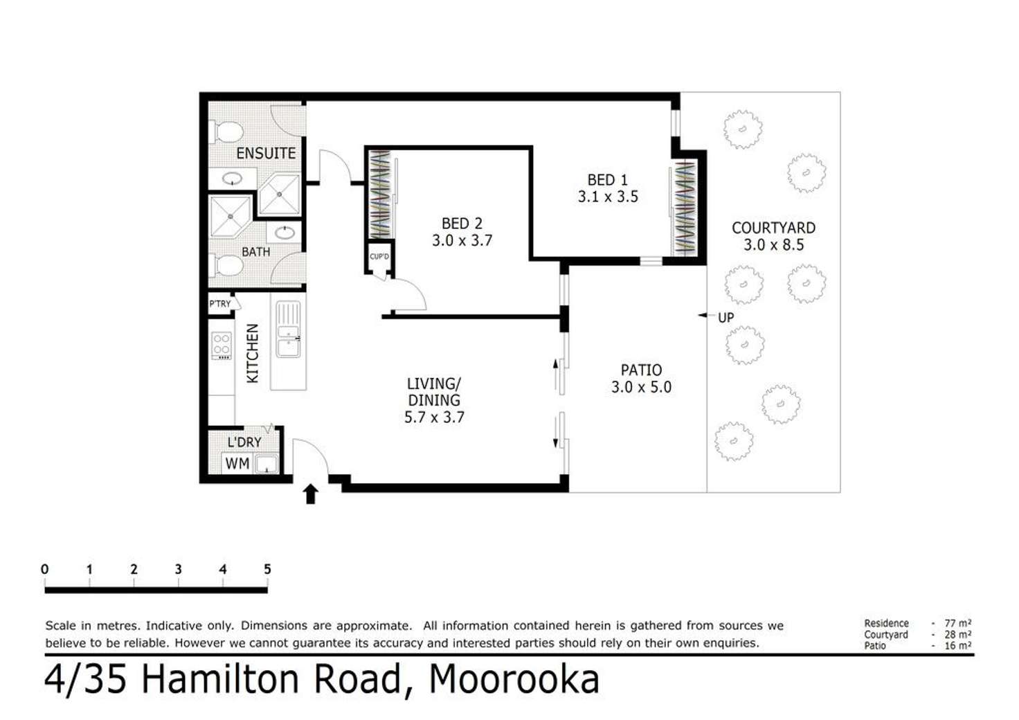 Floorplan of Homely unit listing, 4/35 Hamilton Road, Moorooka QLD 4105