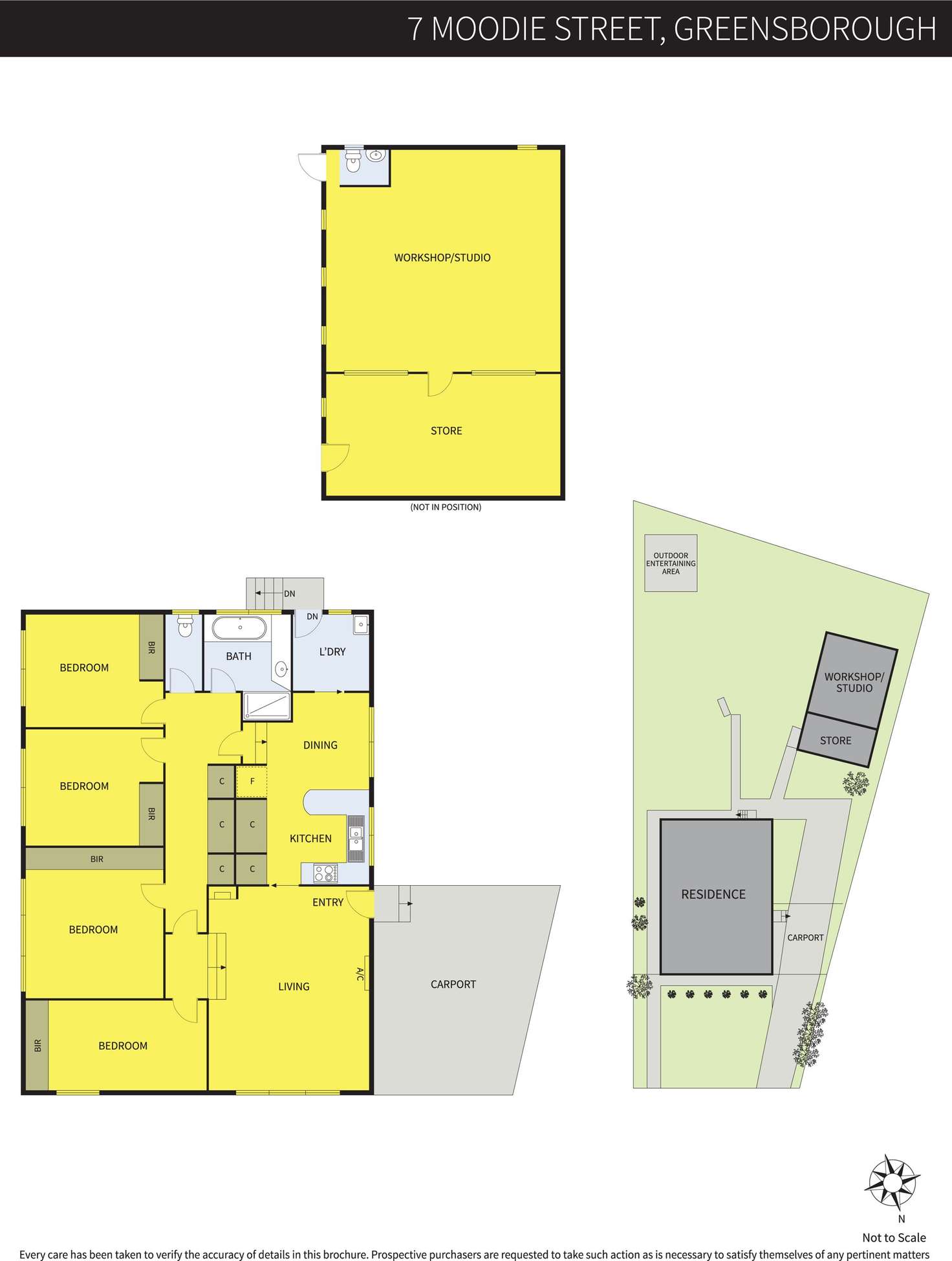 Floorplan of Homely house listing, 7 Moodie Street, Greensborough VIC 3088
