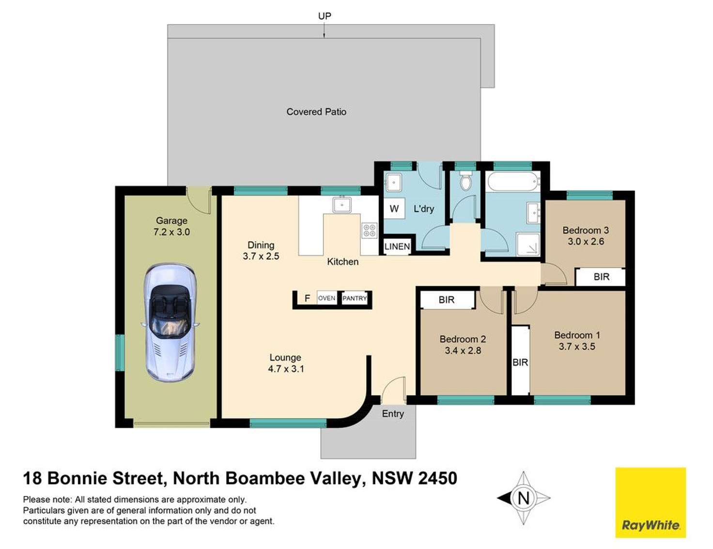 Floorplan of Homely house listing, 18 Bonnie Street, North Boambee Valley NSW 2450