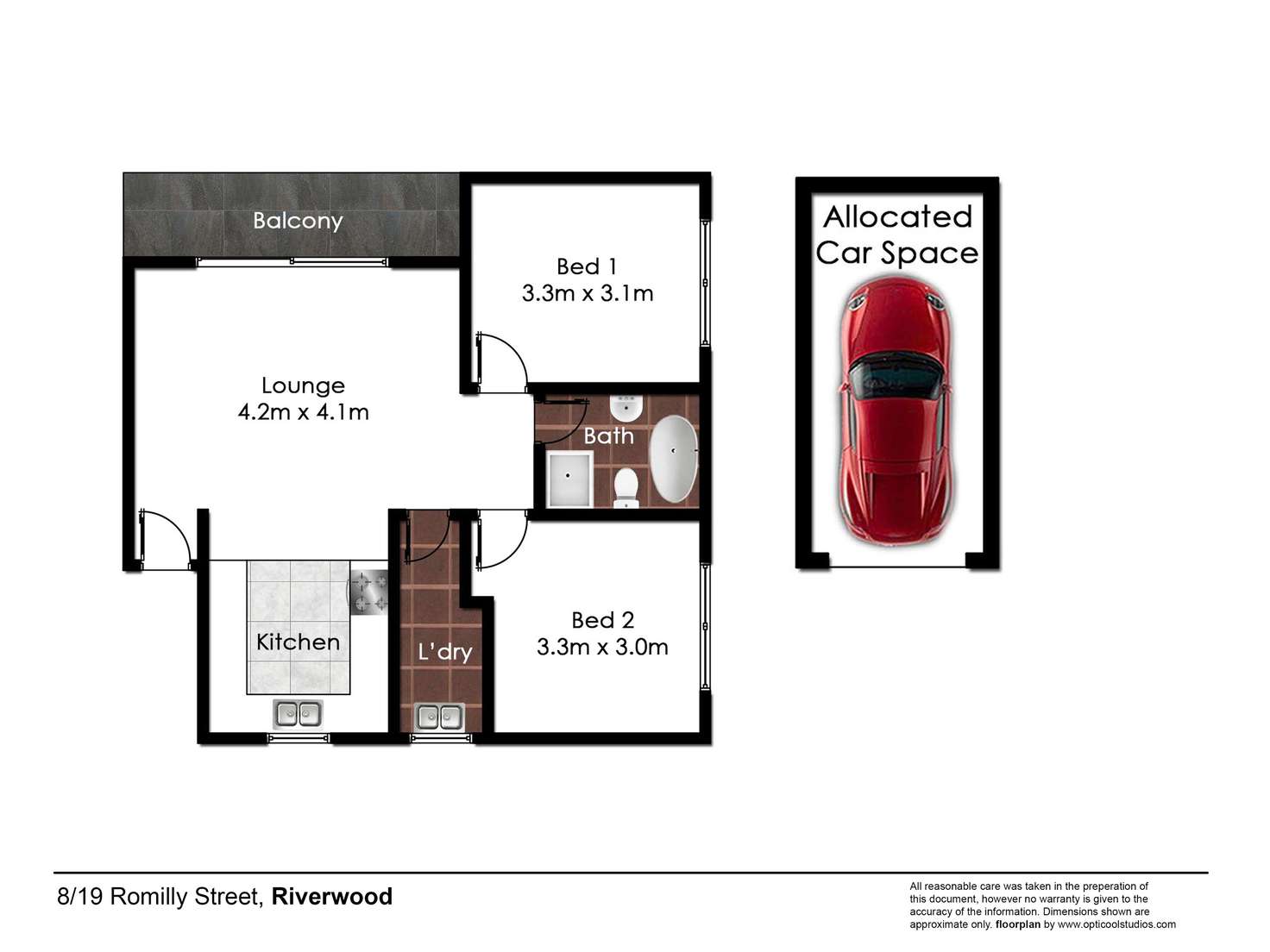 Floorplan of Homely unit listing, 8/19 Romilly Street, Riverwood NSW 2210