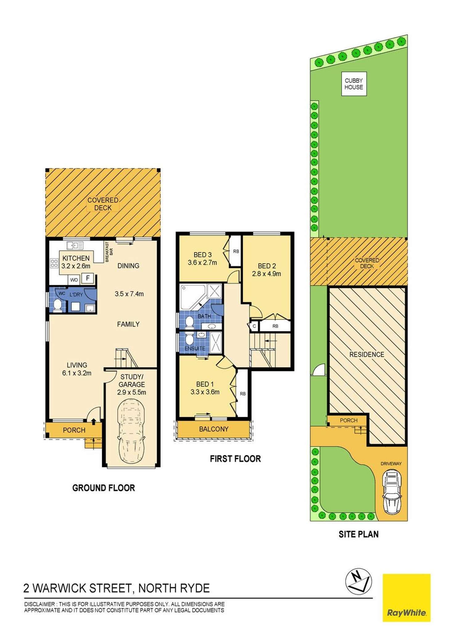 Floorplan of Homely house listing, 2 Warwick Street, North Ryde NSW 2113