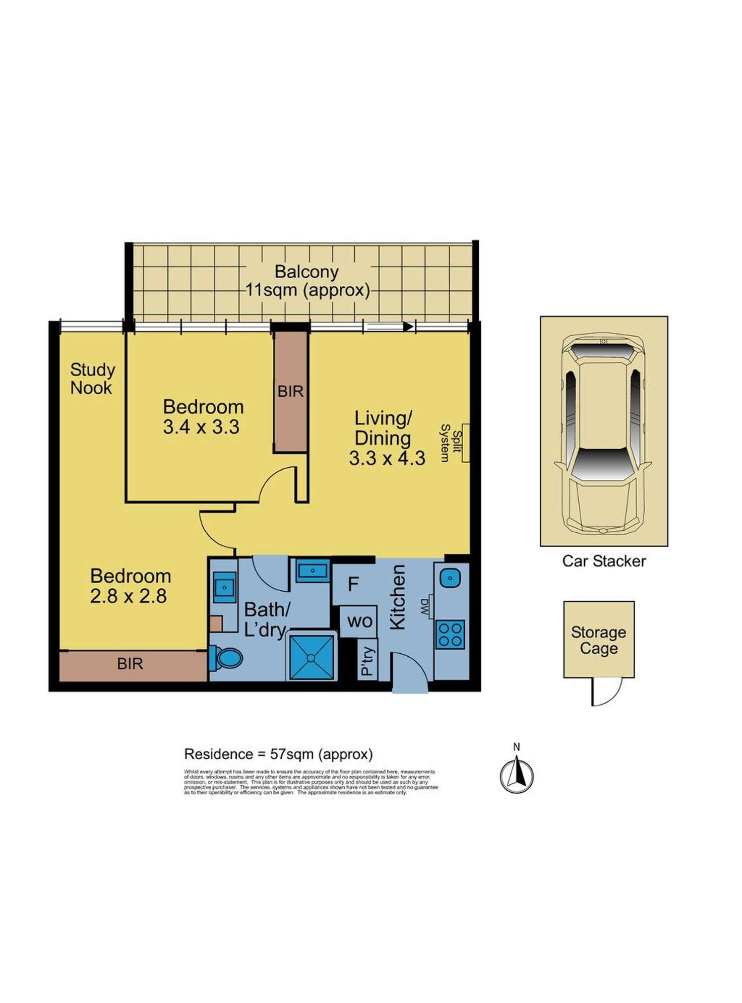 Floorplan of Homely apartment listing, 309/251 Canterbury Road, Forest Hill VIC 3131